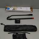 LONYEON CPAP Hose Holder - Height Adjustable Hose Lift, Removable and Foldable - Hose Support Hanger Provide 2 Clamping Sides Prevents Avoid Tangling, Blockage and Leakage, Black