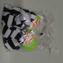 Zeekio Kids Sock Poi - 22" Length - Quality Stretch Material POI with Bean Bags (Black and White Stripes)
