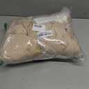 Snug Fit Unisex Adult Onesie Pajamas, Flannel Cosplay Animal One Piece Halloween Costume Sleepwear Homewear (Beige, XL)