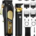 Ufree Hair Clippers for Men, Professional Clippers and Trimmers Set, Cordless Clippers for Hair Cutting, Beard Trimmer, Barber Clippers, Rechargeable Electric Shaver, Gifts for Men