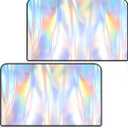 Holographic Rear Car Window Shades, Magnetic Car Side Window Covers, Blackout Auto Privacy Curtains for Blocking Sunlight, Camping, Napping, Sleeping, Breastfeeding (Rear)