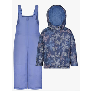 Osh Kosh Girls' Ski Jacket and Snowbib Snowsuit Outfit Set Size 5/6