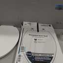 KOHLER K-26801-0 Impro ReadyLatch Quiet Close Elongated Toilet Seat, White Toilet Seat, Grip-Tight Bumpers, New Home Essentials, Slam Prevention