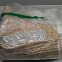 GarveeHome 2.5x8 Runner Rug for Hallway Washable Kitchen Rugs Non Slip Solid Tan Jute Digital Printing Modern Soft Low-Pile Scalloped Indoor Carpet for Entryway Laundry Room Floor Mats