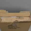 Bamboo Couch Cup Holder Tray with 2 Stainless Steel Snack Bowls - Large Sofa Caddy Organizer (15.5" x 9.8") with Wine Glass Slots & Handles - Portable Bed & Couch Food Server for Movie Night