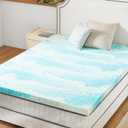Mattress Topper Twin XL, 3 Inch Thick Memory Foam Gel Infused Cooling Toppers Pad for Twin XL Size Bed, Sleeper Sofa, RV, Camper, CertiPUR US Certified, Ventilated and Breathable