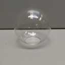KoKo&Yukina 6 Inch Clear Glass Globes Shade Replacement Glass Shades - 2.67" Fitter Opening - Lighting Fixture Replacement