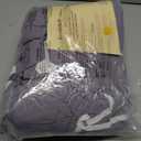 Bedsure Grayish Purple Duvet Cover Queen Size - 3 Pieces Prewashed Cotton-Like Polyester Extra Soft Bedding Set, Includes 1 Duvet Cover 90x90 Inches with Zipper Closure & 2 Pillow Shams, No Comforter