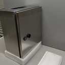Stainless Steel Enclosure, IP65 Waterproof Electrical Box for Indoor and Outdoor Projects, Includes Mounting Plate and Wall Bracket 450350200mm (18"14"8")