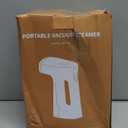 Sweepulire Vacuum Steamer for Clothes, 3500Pa Suction Handheld Clothes Steamer, 3 Modes, LED Display, Portable Travel Steamers for Clothes, Steaming & Ironing 2 In 1, 160ml Water Tank (for 110-120V) (White)