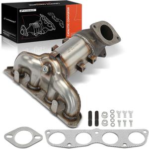 A-Premium Catalytic Converter Kit Direct-Fit Compatible with Hyundai Elantra 2011-2016, Elantra Coupe 2013, Elantra GT 2013 & Kia Forte 2013-2016, 1.8L 2.0L, EPA Compliant