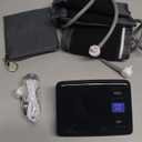 Blood Pressure Monitor, 9-17'' & 13-21'' Extra Large Blood Pressure Cuff Upper Arm, LED Color Backlit Screen Automatic Digital Blood Pressure Machine with USB Cable and 4 AAA Batteries