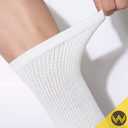 WANDER Men's Cushion Crew Socks 3-6 Pairs Athletic Running 6-9/9-12/12-15 Socks Men Cotton Sport Wicking Work