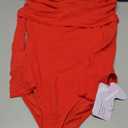 MANGOPOP Women's Off The Shoulder Long Sleeve Bodysuit Sexy Sheer Mesh Top Double Lined Body Suits Fall Outfit 2025 Red M