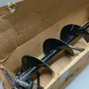 Auger Post Hole Digger 8" Wide 32" Deep - Earth Auger - Trench Digger - Hole Digger Tool for Fence Posts - Electric Post Hole Digger Handles