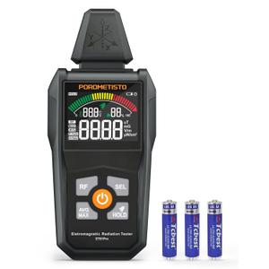 EMF Meter Radiation Detector, ET01Pro EMF Detector, 5-in-1 Electromagnetic Field & Radio Frequency Detector for Home Use & Office EMF Inspections, Ghost Hunting Equipment