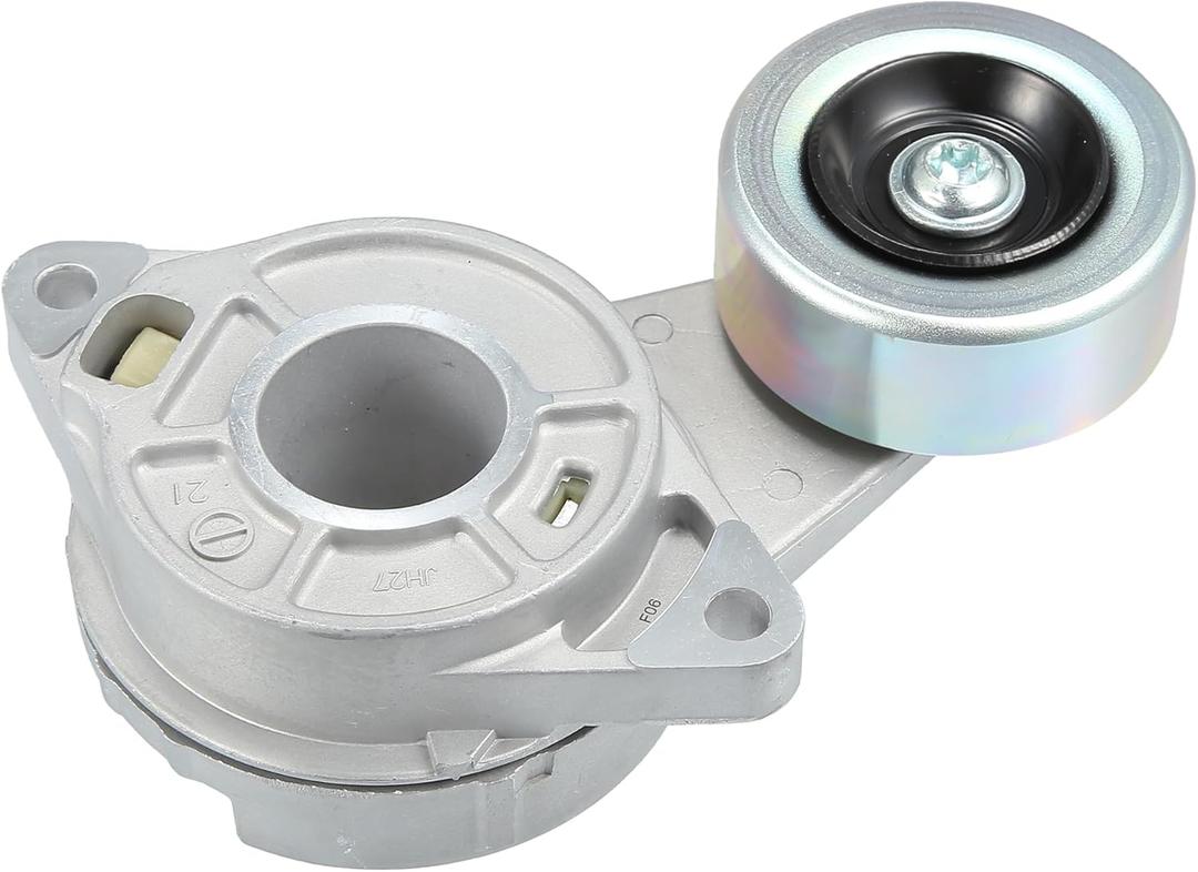 uxcell Car Serpentine Tensioner Assembly No.31170-RB0-J02/31170-RB0-J01 for Honda Fit Base Sport 1.5L L4 - Gas 2009-2013 Silver Tone Metal