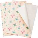 2 x The Gift Wrap Company 58-191807 Marble Mushroom Flat Gift Wrapping Paper Sheet Set, 30" x 23", Multicolor, 3 Pieces