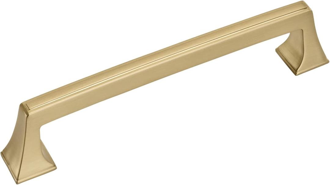 Amerock | Cabinet Pull | Champagne Bronze | 6-5/16 inch (160 mm) Center to Center | Mulholland | 1 Pack | Drawer Pull | Drawer Handle | Cabinet Hardware