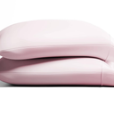 TEXAS LINEN CO. 100% Organic Cotton Standard Pillow Cases Set of 2 - Soft Hotel Quality Queen/Standard Pillow Cases, Authentic GOTS Certified, Crisp, Cooling Percale Weave Cotton Pillowcases - Blush