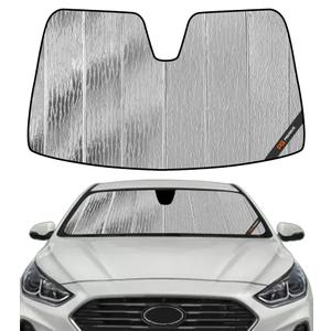 Pigenius Windshield Sun Shade for Hyundai Sonata 2011-2014, Sonata Hybrid/Hybrid Limited 2015 Front Window Sunshade - AstraGuard