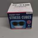 4 Pack Stress Cubes Squishy Blocks for All Ages, +8 Bonus Items, Soft Non-Sticky Feel Squish Nice Cube Squeeze Ball Satisfying Sensory Fun Fidgets with Thick Substance Filling Squishable Ice Cube Toys