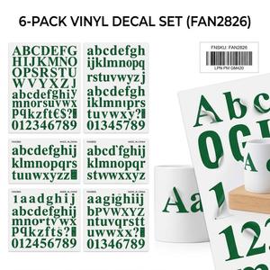 Taobary 8 Sets 536 Pcs Vinyl Letter Number Stickers, 1 Inch, Black
Self Adhesive Glitter Alphabet Waterproof Stick on Letters, Mailbox Door Sign Address Decor, Back to School, Scrapbook Crafts