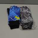 Honoson 2 Pairs Kids Snow Gloves Winter Waterproof Kids Ski Gloves Youth for Girls Boys Outdoor Toddler Snowboard Warm Clothe (4-8 Years, Retro Pattern)