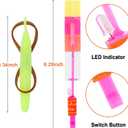 lpvoqpth 25 Sets LED Flying Set, 25 Slingshot+25 Glow Helicopter-50 Pcs, Flying Toy Outdoor Toys Glow in The Dark Party Supplies Party Favors for Kids 8-12,4-8