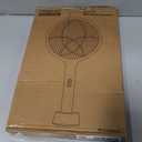 YISSVIC Electric Fly Swatter 4000V Bug Zapper Racket Dual Modes Mosquito Killer with Purple Mosquito Light Rechargeable for Indoor Home Office Backyard Patio Camping (Black-1 Pack)