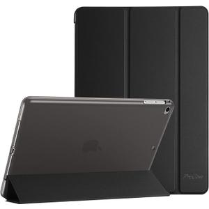 ProCase Smart Case for iPad 9.7 Inch iPad 6th/5th Generation, iPad Air 2/Air 1, Slim Soft TPU Stand Smart Cover for iPad 9.7 2018 2017 Model iPad Air 2 Air 1 -Black
