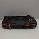 Expandable Large Capacity Travel Bag Oxford Cloth Duffel Bag with Wheels Lightweight Waterproof Travel Foldable Suitcase(Black)