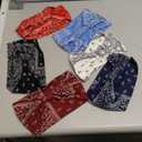 6 Pack Headbands for Women - Short Hair Bandana Headbands, Non Slip Elastic Sweat Hairbands, Soft Fabric Hair Wraps for Girls - Suitable for Workout, Yoga, Running & Sport