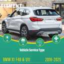 26" 16" 13" Windshield Wiper Blades Replacement for BMW X1 2016 2017 2018 2019 2020 2021 2022 2023 2024 2025 F48 U11 Premium All Weather Front Rear Wipers Set - OEM Quality (Pack of 3)