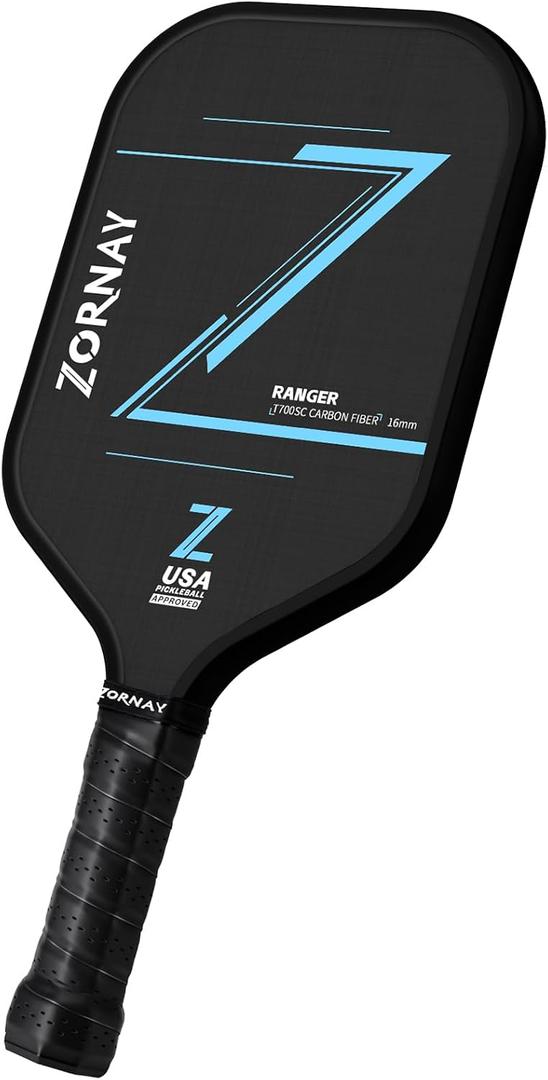 T700 Pickleball Paddles,16mm Pickleball Paddles, USAPA Approved Carbon Lightweight Pickle Ball Rackets, Wider Pickle Ball Racket Gift for Beginners, Men, Women