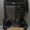 Drive Medical TR37E-SV Lightweight Folding Transport Wheelchair with Swing-Away Footrest, Silver (1 Count (Pack of 1))