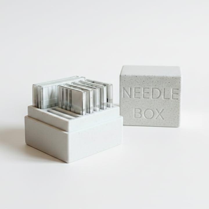Sewing Machine Needle Storage Box Compact Everyday Organizer for Home & Industrial Needles