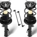 Front Struts Assembly Shock Absorber & Sway Bars End Links Fit for 2009-2012 Toyota Corolla ONLY 1.8L, for Matrix 1.8L Only 2011-2013, Replace for 832598 K90433 (4 Pcs)