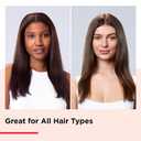 REVLON Ceramic Coated 2" Flat Iron - Fast Heating Hair Straightener for Quick and Smooth Results, Plus Travel Friendly (Black) (2 Inch PLATES)