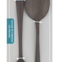 PRO SERIES MATTE BLACK SERVING SET 2CT