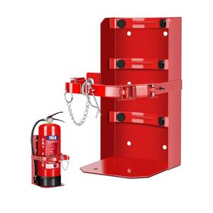 Heavy Duty Vehicle Bracket,Fire Extinguisher Brackets&Mounts-St12 Steel Red, Fit 20lb Dry/10lb Co2 Extinguisher-for School,Garage,Vehicle,Boat,Truck Generic Replacement for 810 by amerex