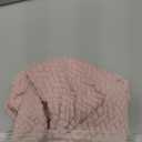 MIFXIN Computer Office Chair Cover Stretch Elastic Slipcover 2 Piece Stretchy Jacquard Washable Computer Chair Covers Furniture Protector for Office Home, NO Chair, Only Covers (Pink)