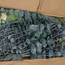 200 Pcs 8 Kinds Mixed Artificial Eucalyptus Stems Bulk Fake Silver Dollar Eucalyptus White Seeds Stems Bundle Faux Plants Greenery for DIY Bouquets Floral Arrangement Wedding Engagement Party Decor