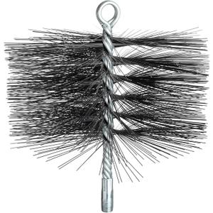 Stanbroil 8 Inch Round Steel Chimney Cleaning Brush with 1/4" NPT Fitting for Masonry Chimney Flue, Works with Most Chimney Rod Sets Stanbroil 8 Inch Round Steel Chimney Cleaning Brush with 1/4" NPT Fitting for Masonry Chimney Flue, Works with Most Chimney Rod Sets