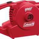 Coleman QuickPump Air Pump for Air Beds & Inflatables, Portable Air Pump with Fast Inflation or Deflation, Battery-Powered/Rechargeable/12-Volt/120-Volt Power Options