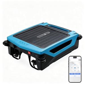 Sky Blue Solar Pool Skimmer Robot, APP Control 24/7 Auto Cleaner