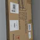 HOMEFORT 3-Tier Shoe Rack, Shoe Storage Shelf, Industrial Shoe Tower, Narrow Shoe Organizer for Closet Entryway, Small Shoe Rack Table with Durable Metal Shelves, White Oak