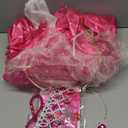 Meland Princess Dresses for Girls - Light Up Princess Dress Up for 3-10 Year Old, Costume for Girls Halloween Birthday (7-8 Years, Pink)