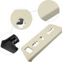 ACROPIX Driver Side Seat Switch Housing Trim Bezel Panel Fit for Ford F150 - Pack of 1 Beige