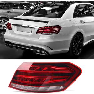 ZXMT Outer Tail Light Lamp Assembly Compatible with Mercedes Benz E-Class W212 2014 2015 2016 E350 E400 E550 E63 AMG Rear Tail lamp Bake Lamp 2129061403(Right Passenger side)